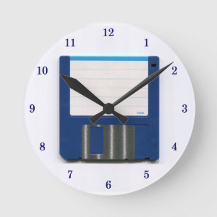Horloge murale très cool à disquette