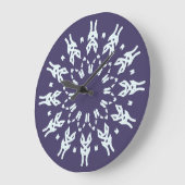Horloge murale, Un élégant design classique multic (Angle)