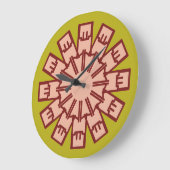 Horloge murale, Un élégant design classique multic (Angle)