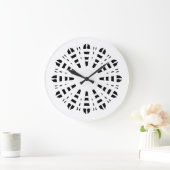 Horloge murale, un élégant design classique noir b (Maison)