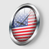 Horloge murale USA 1 (avec options) (Angle)