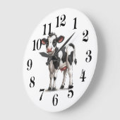 Horloge murale vache (Angle)