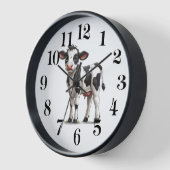 Horloge murale vache (Angle)