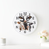 Horloge murale vache (Maison)