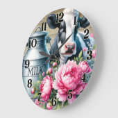 Horloge murale vache (Angle)