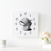 Horloge murale vectorielle gris (Maison)