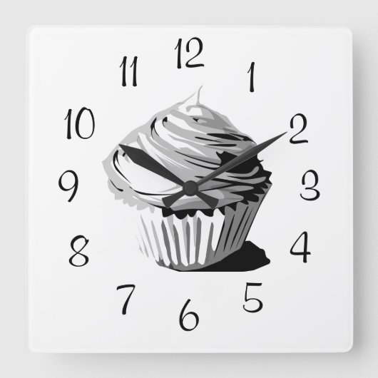 Horloge murale vectorielle gris (Recto)