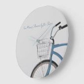 Horloge murale vélo Cruiser côtier (Angle)
