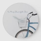 Horloge murale vélo Cruiser côtier (Recto)