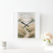 Horloge murale verset biblique Jean 3:16 (Maison)