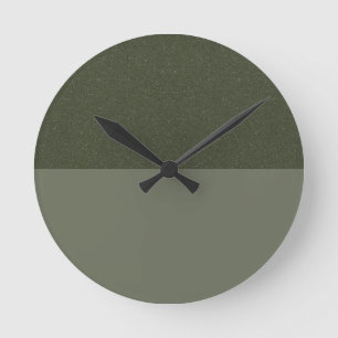 Horloge murale verte de la mousse personnalisée - 