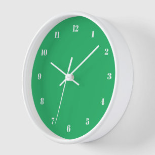 Horloge murale verte ou choisissez vos couleurs et
