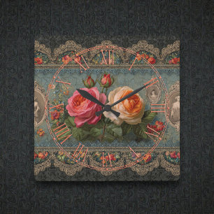 Horloge murale victorienne Steampunk