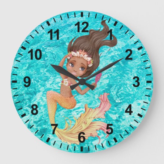 Horloge murale Vie de sirène (Recto)