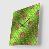 Horloge murale Vierge & Dragon de Bois (Angle)