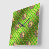 Horloge murale Vierge & Dragon de Feu (Angle)