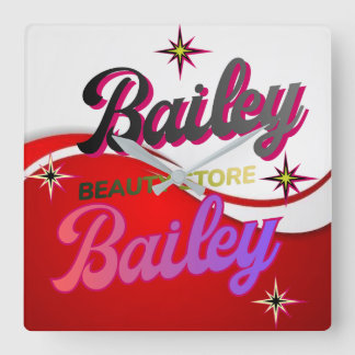 Horloge murale vierkante klok