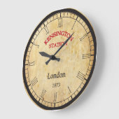 Horloge murale vintage (Angle)