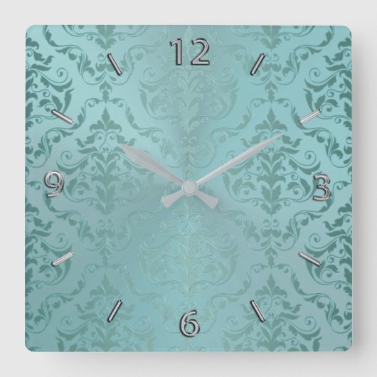Horloge murale Vintage Aqua (Recto)