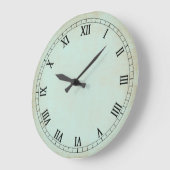 Horloge murale vintage Aqua Cream (Angle)