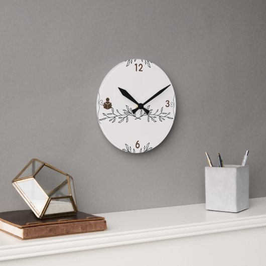 Horloge murale vintage Chapitres éternels (Bureau)