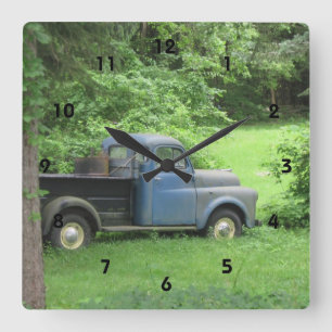 Horloge murale vintage de camion