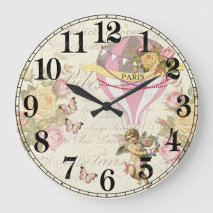 horloge murale vintage de cuisine