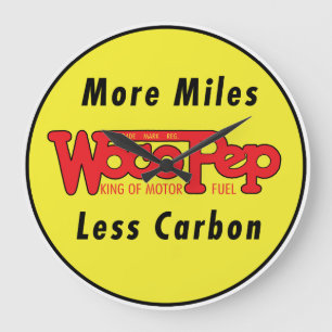 Horloge murale vintage d'huile de moteur de