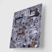 Horloge murale vintage d'ouvrière couturière de (Angle)