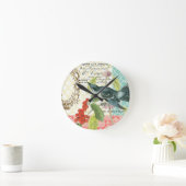 Horloge murale Vintage moderne pour oiseaux (Maison)