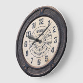 Horloge murale Vintage Steampunk (Angle)