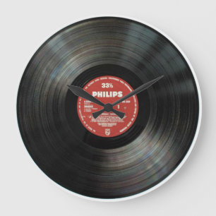Horloge murale Vinyl Retro - Cadeaux de choix du c