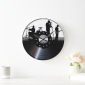 horloge murale vinyle (Maison)