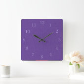 Horloge murale violet sur violet (Maison)
