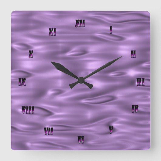 Horloge murale violette (Recto)