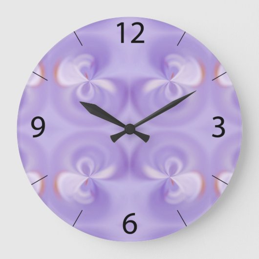 Horloge murale violette (Recto)