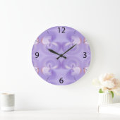 Horloge murale violette (Maison)