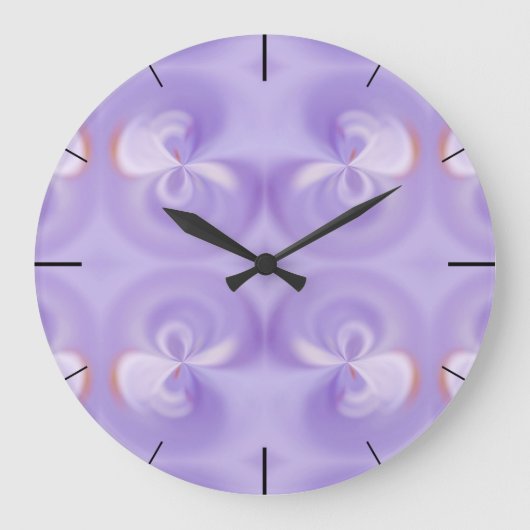 Horloge murale violette (Recto)