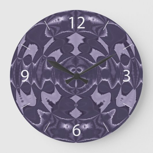 Horloge murale violette (Recto)