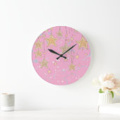 Horloge murale "Vœu sur une étoile" (Maison)