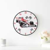 Horloge murale voiture de course (Maison)