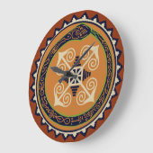 Horloge murale VooDou - Serpent d'Oroburous au cha (Angle)