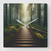 Horloge murale "Voyage à dessein" (Recto)