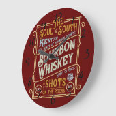 Horloge murale Whiskey Home Decor (Angle)