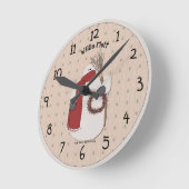 Horloge murale Willie Melt Country (Angle)