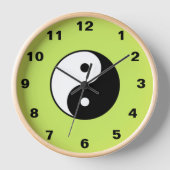 Horloge murale Yin Yang (Recto)
