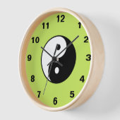 Horloge murale Yin Yang (Angle)