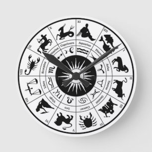 Horloge murale zodiaque
