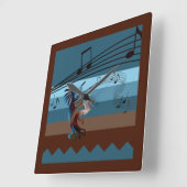 Horloge musicale Kokopelli Sud-Ouest (Angle)