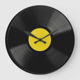 Horloge musicale Vinyl Record